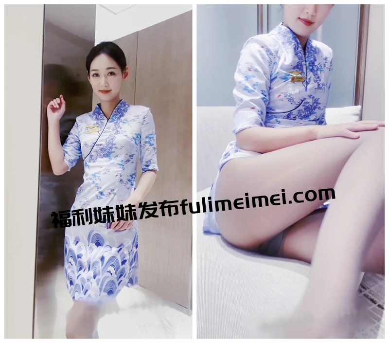 高价收购，秀人网顶级模特-唐安琪 青花瓷旗袍 端庄大气，宽衣解带 大长腿丝袜美腿钓领导