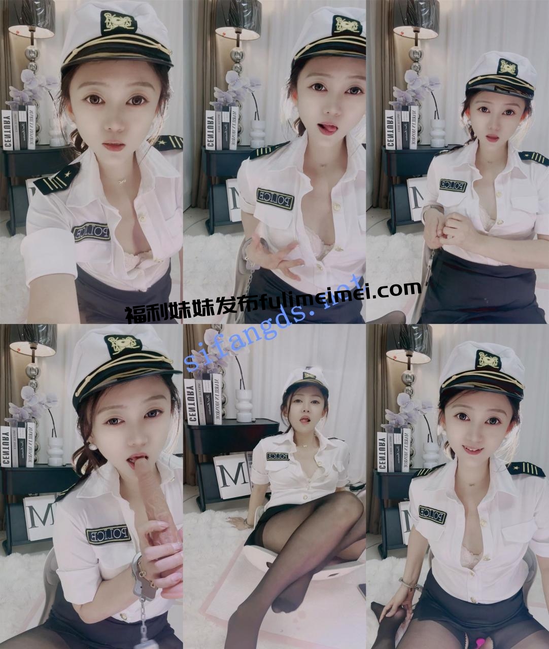 重磅！绝美御姐~【星星】逆天容颜~空姐服黑丝配~道具自慰~