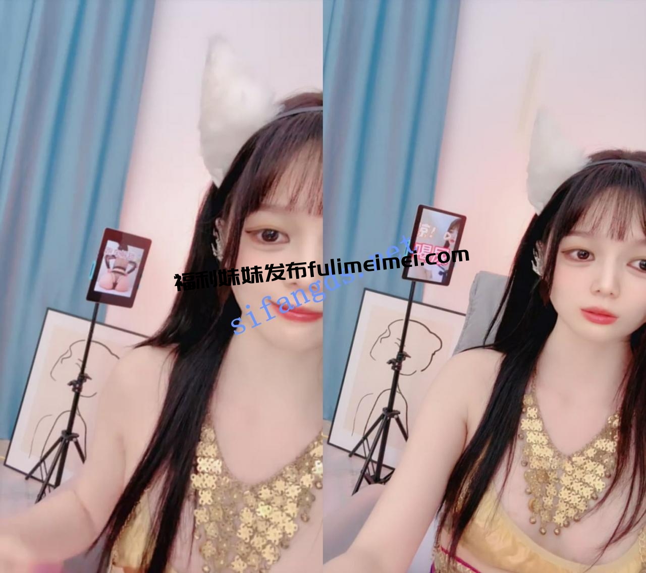 ██西域美女！【喝口奶茶】大咪咪，无毛馒头逼~自慰喷水