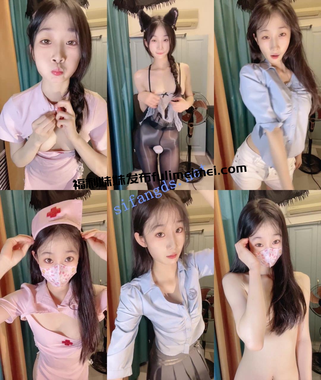 【呆呆小羊儿】骨瘦如材~青春的肉体~道具狂插无毛逼~好骚