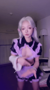 ♆【羚】精灵系尤物! 女仆装~骚舞~道具自慰~白浆直流~超顶!