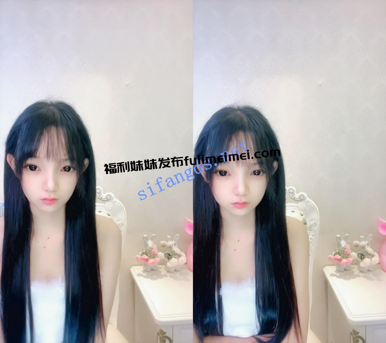 ██平台第一，逆天颜值【鬼鬼啊】道具自慰白浆流出来~爽